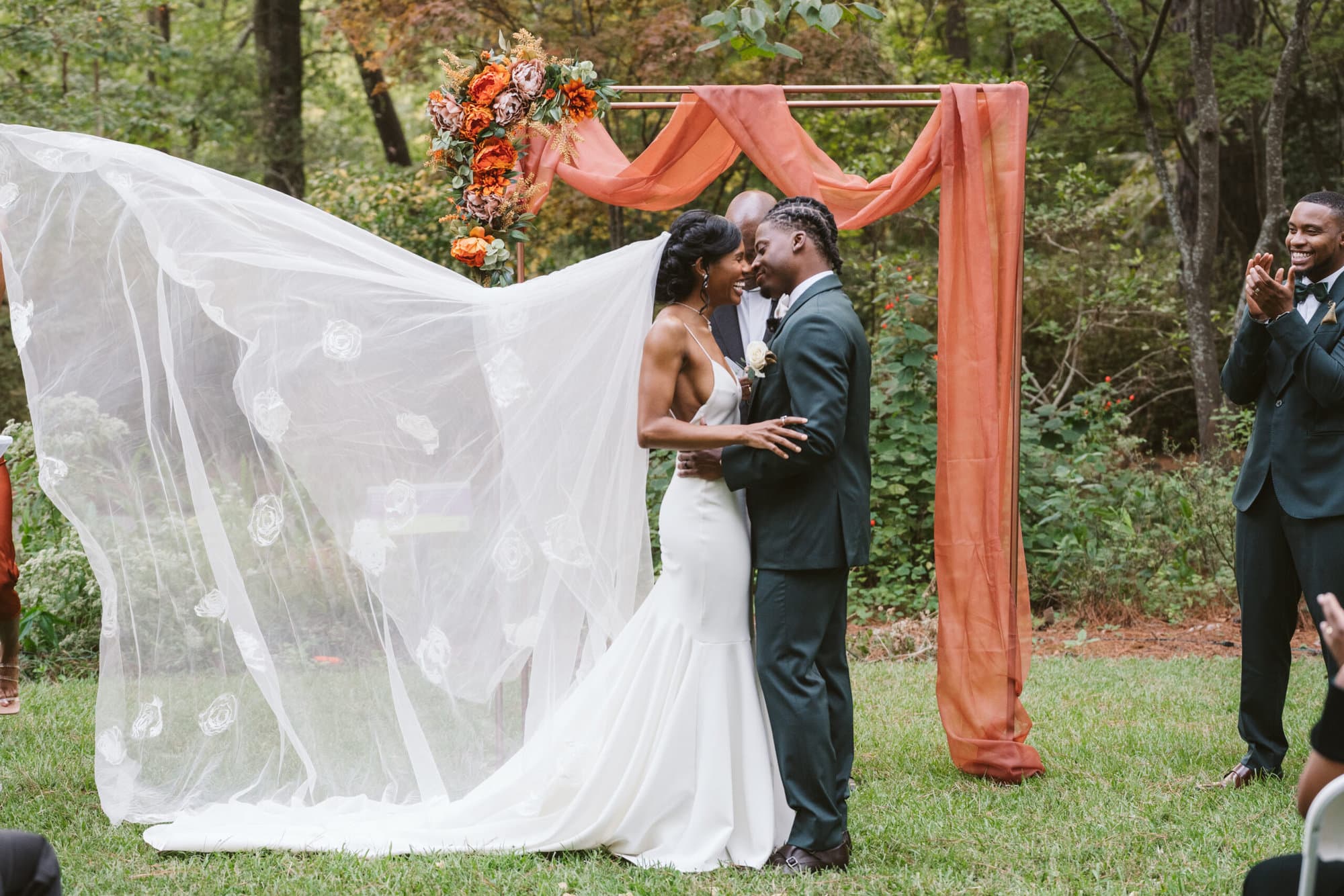 Cape Fear Botanical Garden Wedding Bride